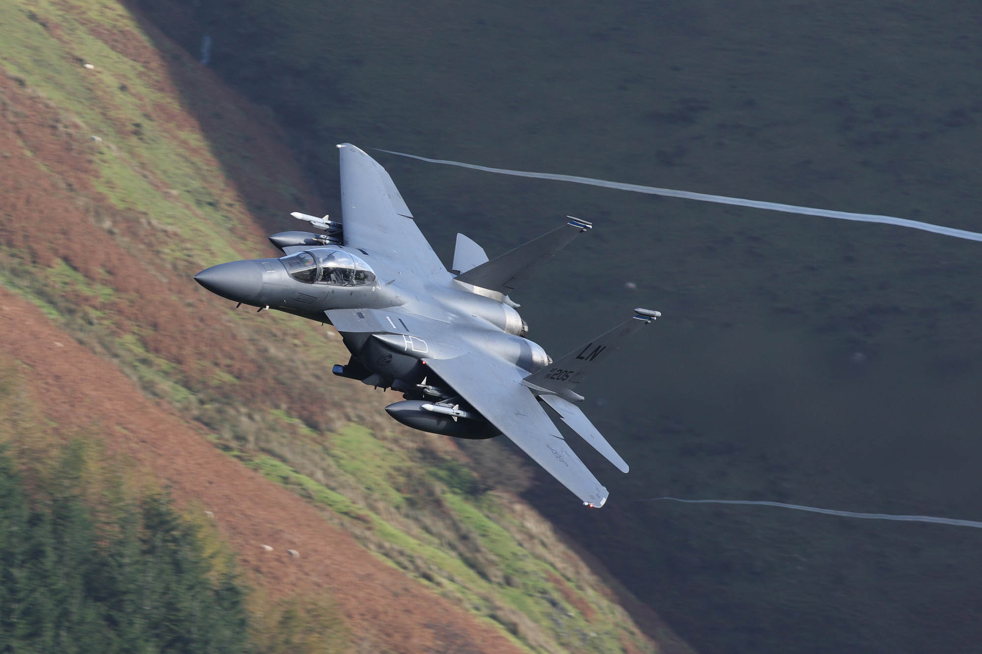 Hobby Master HA4507 USAF McDonnell Douglas F-15E Strike Eagle, RAF  Lakenheath, 2007 - DA.C