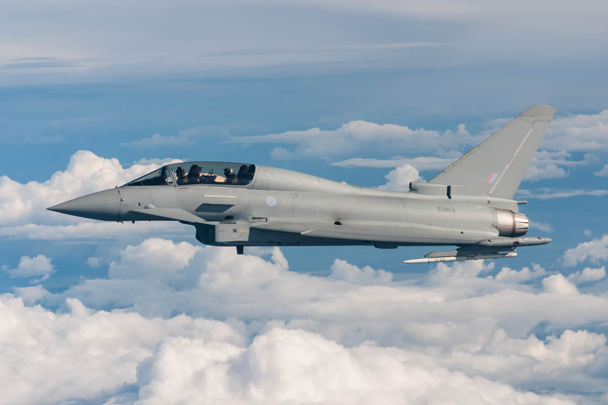 Typhoon Air to Air photography