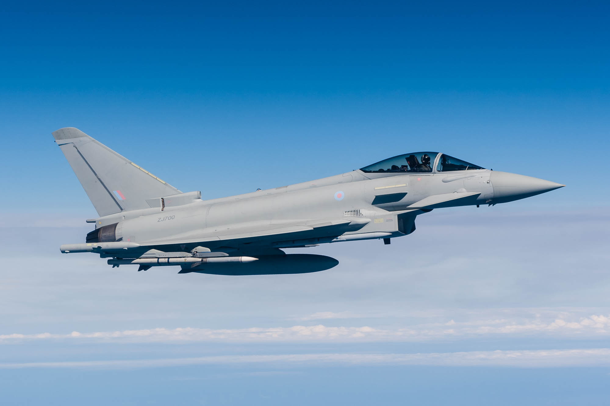 Typhoon Air to Air photography