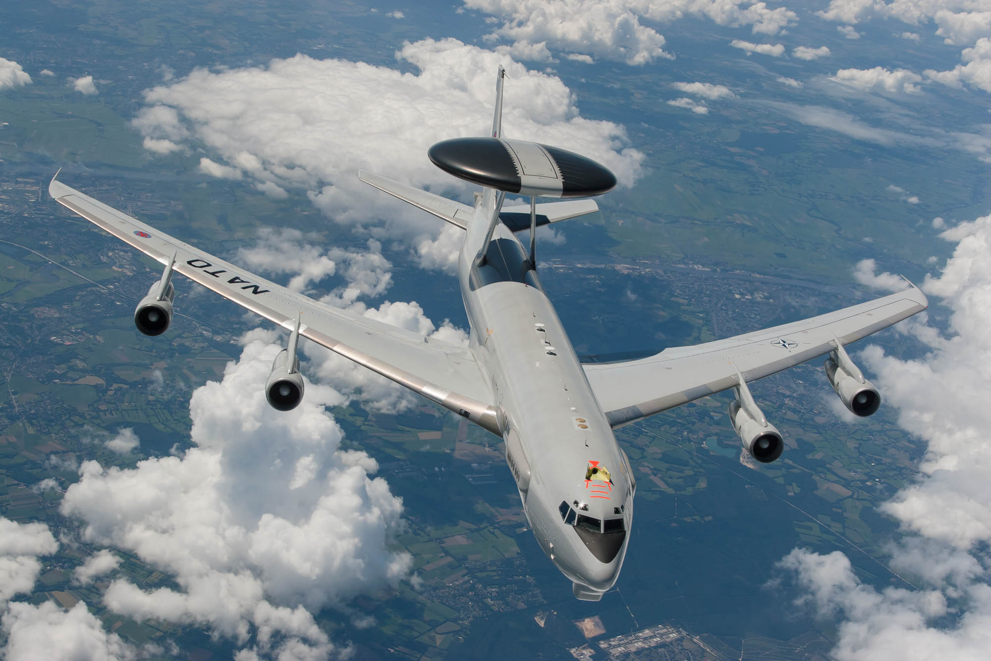 Aviation Photography - NATO E-3 AWACS Air to Air
