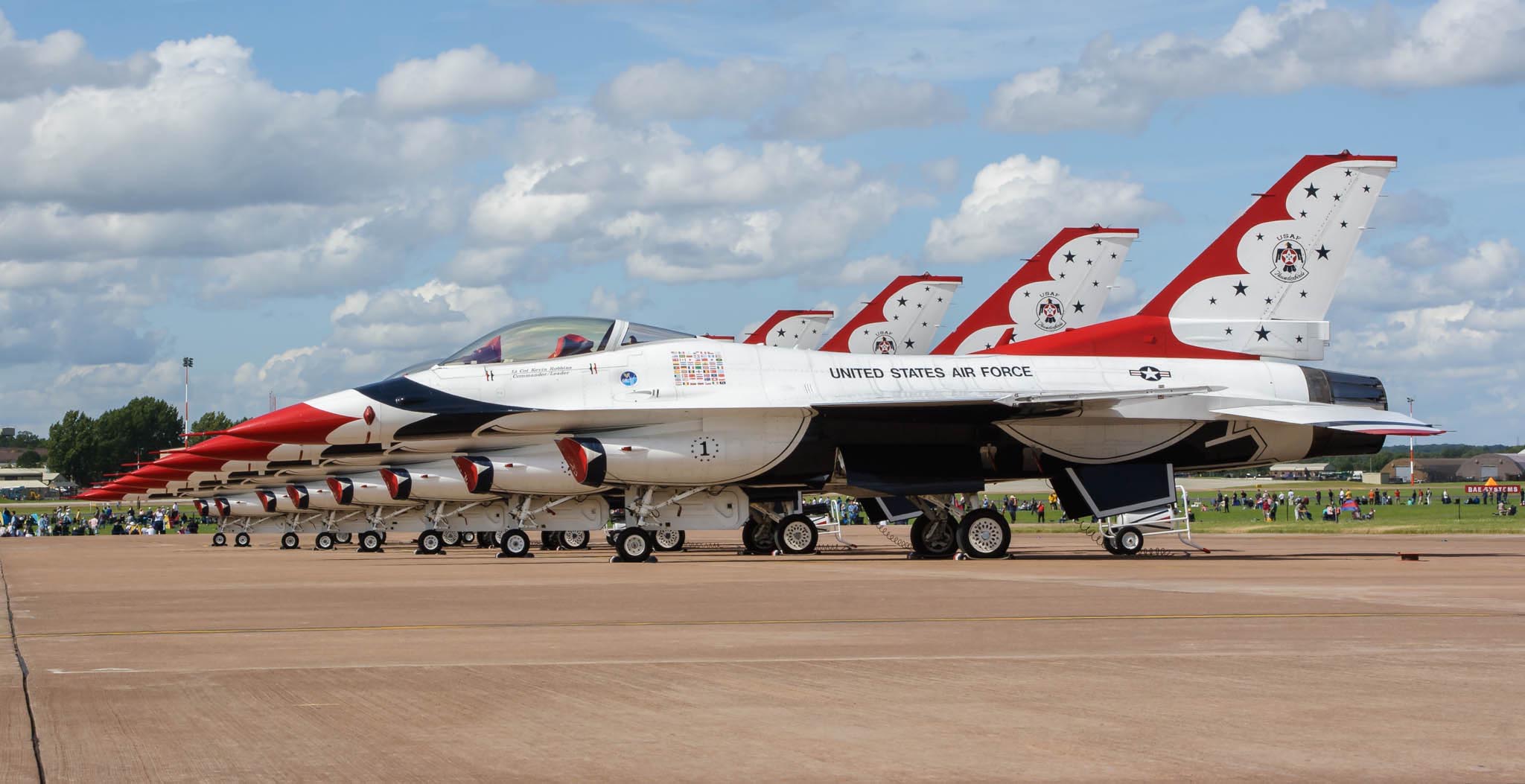'The Thunderbirds' . Image 071_9114ww5 Aviation Photography RIAT Fairford