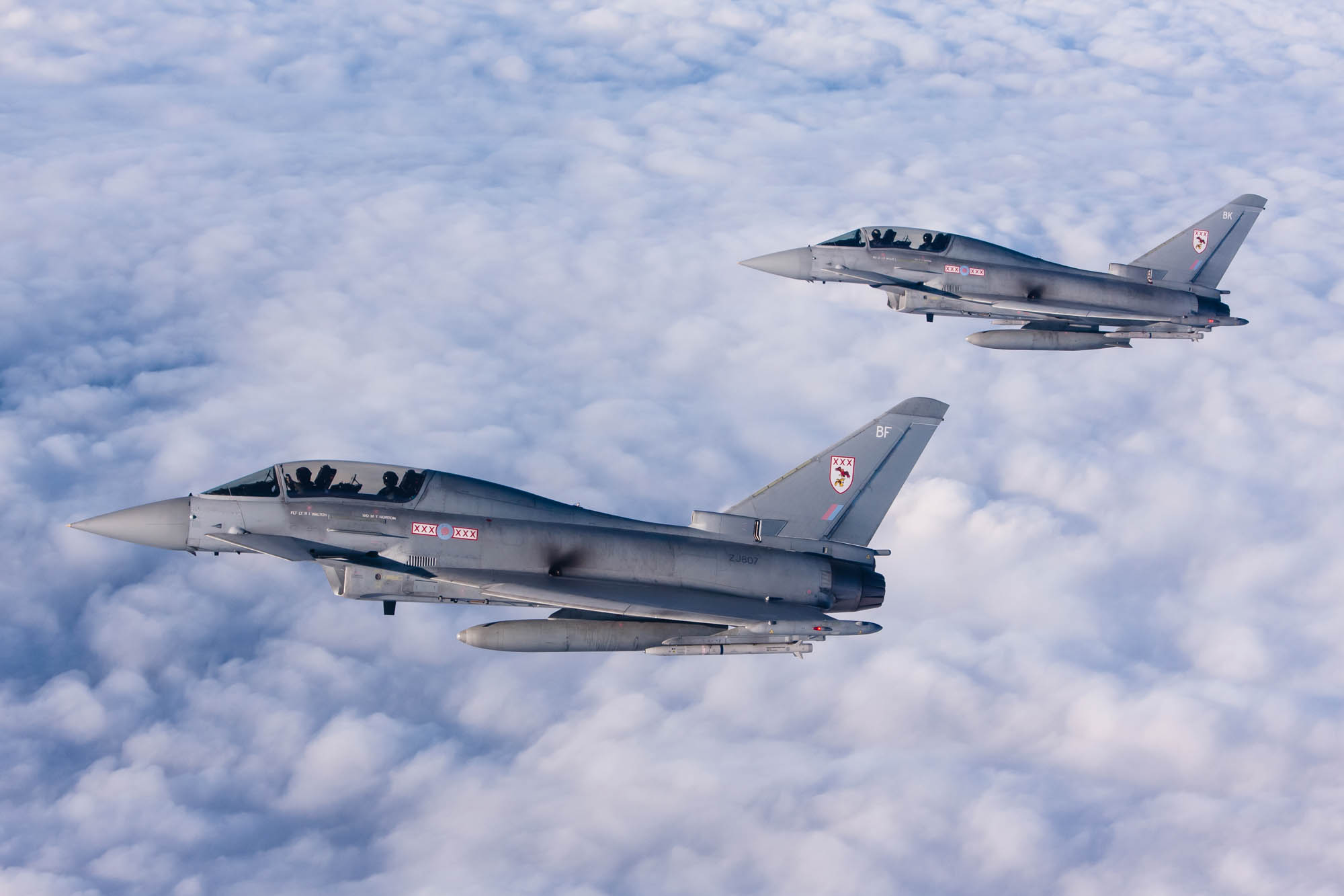 Typhoon Air to Air photography