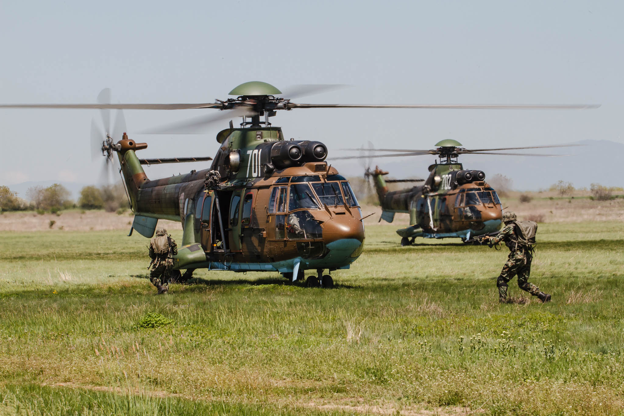 Bulgarian Air Force AS.532 Cougars