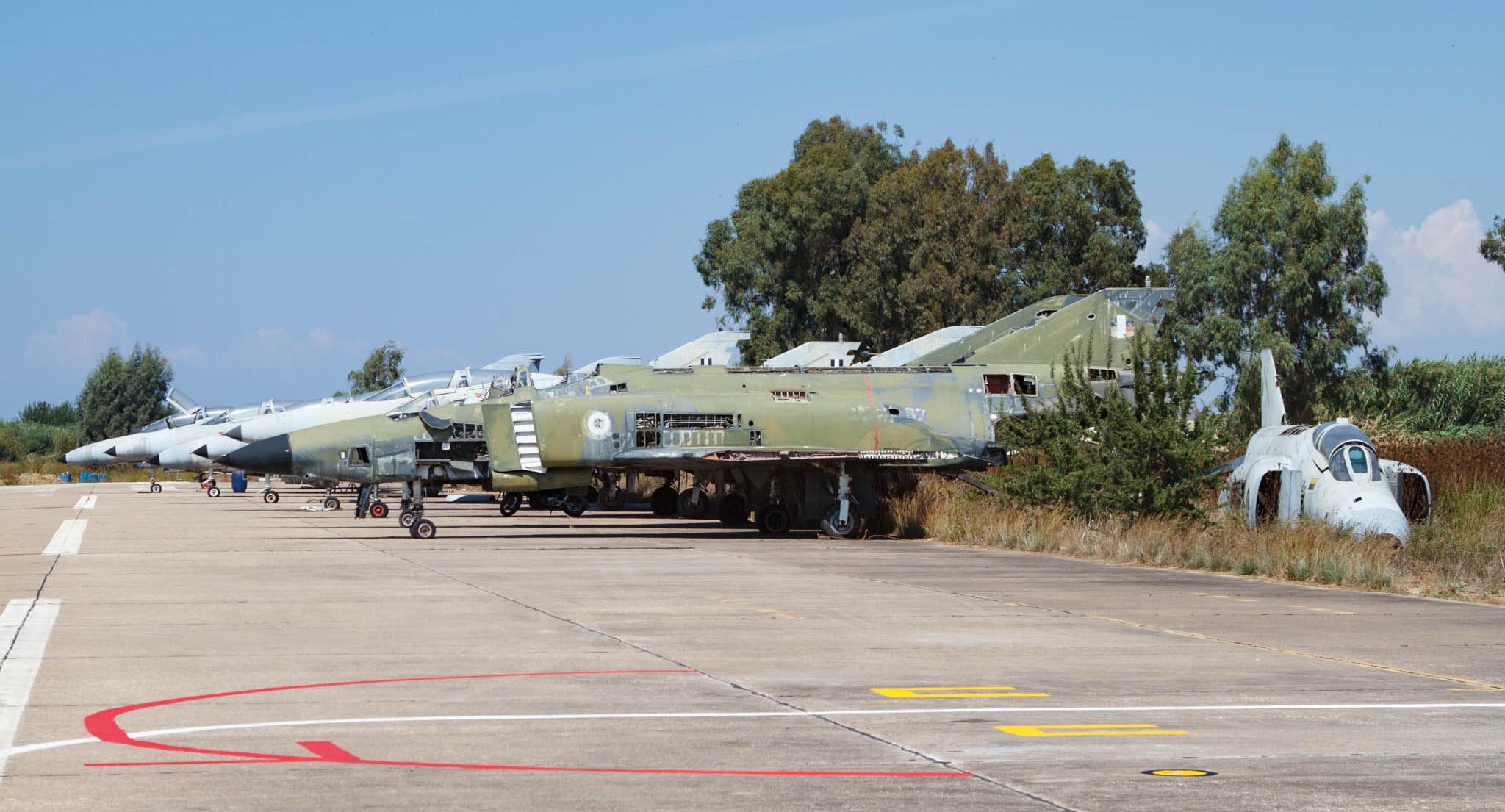 Hellenic Air Force Andravida relics