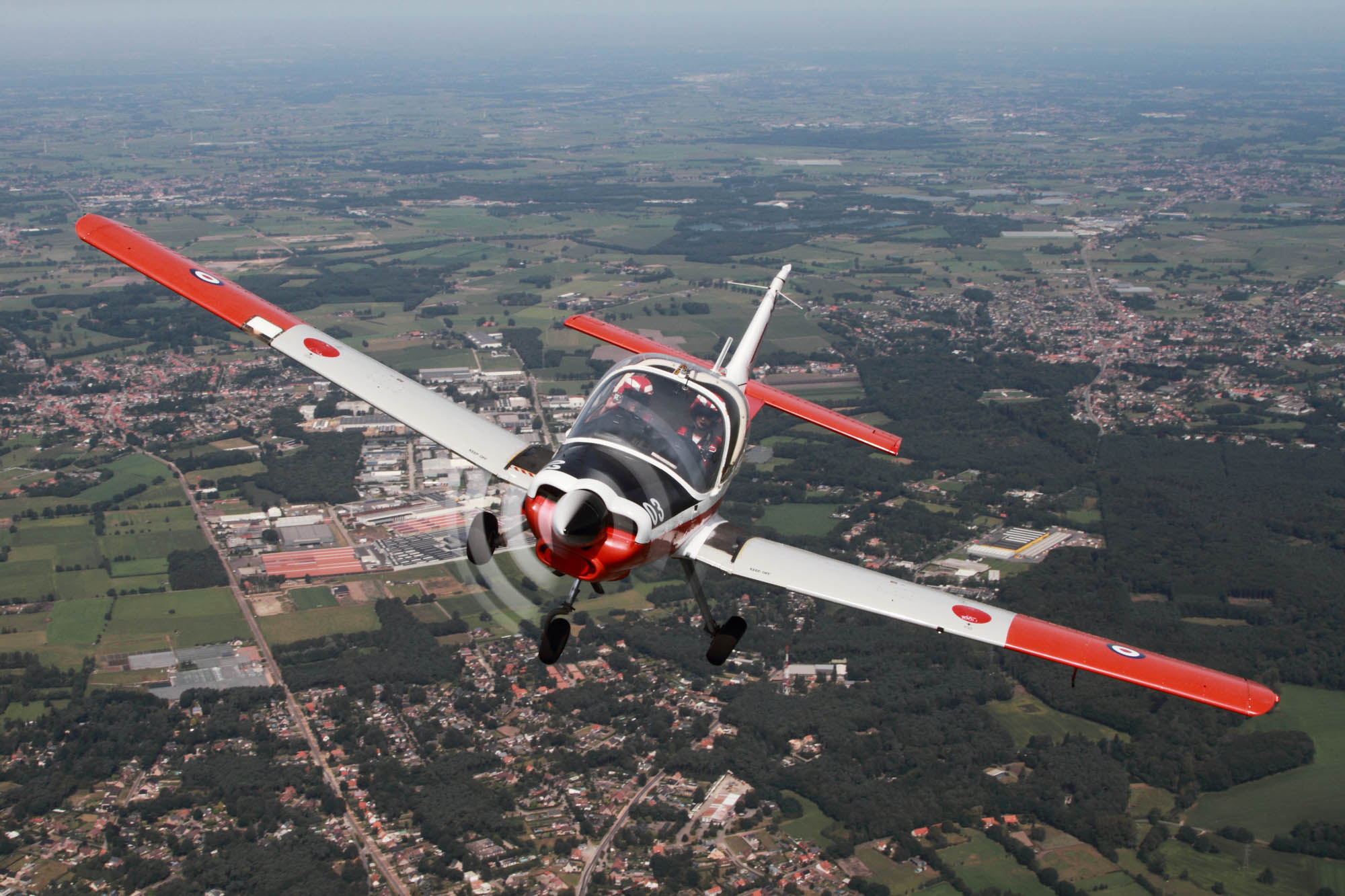 Scottish Aviation Bulldog air to air