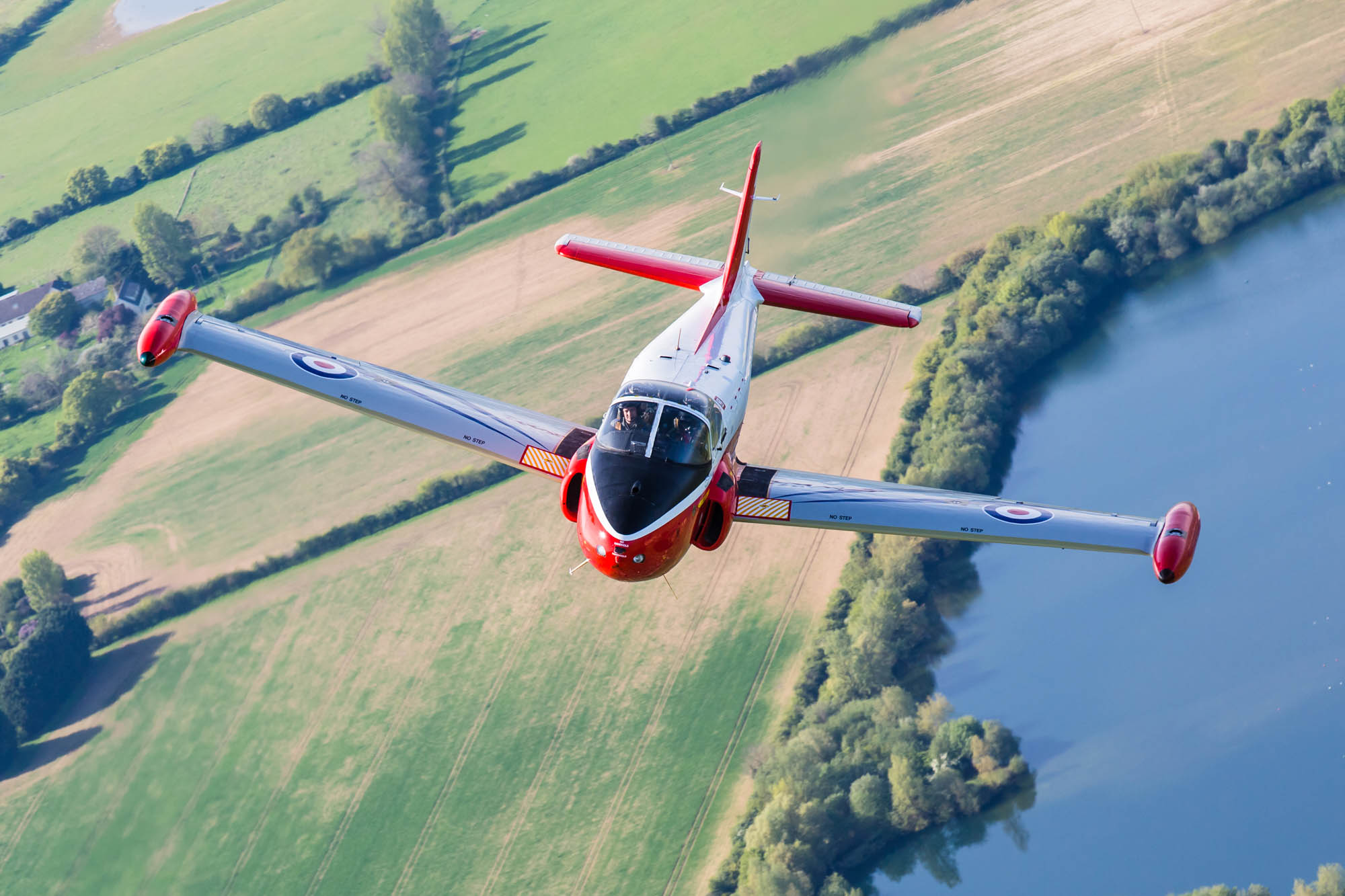 Jet Provost air to air