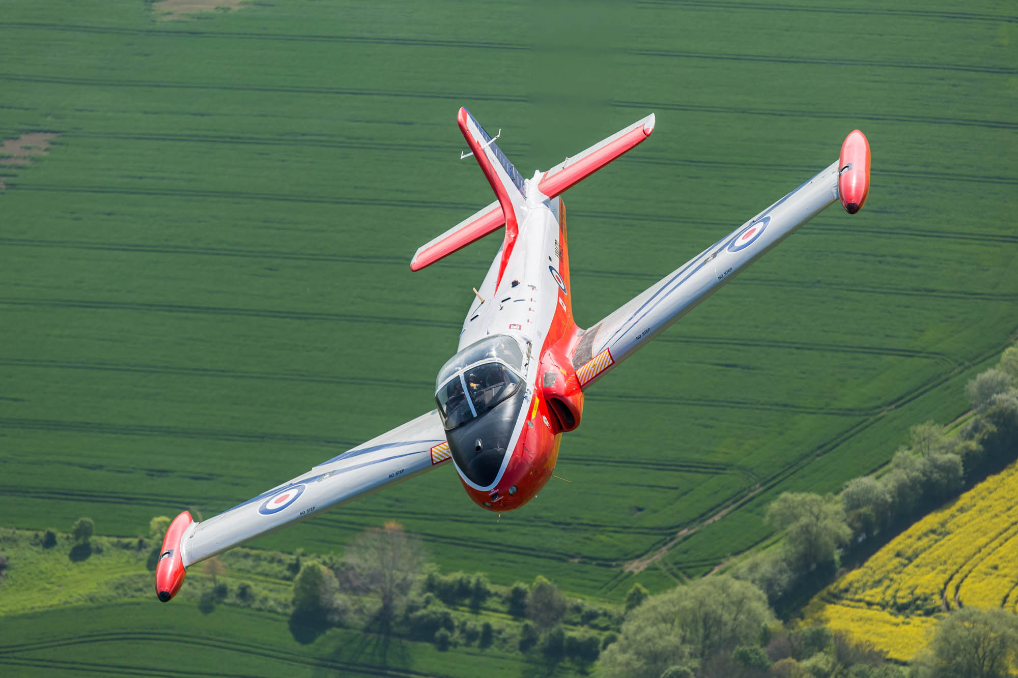 Jet Provost air to air