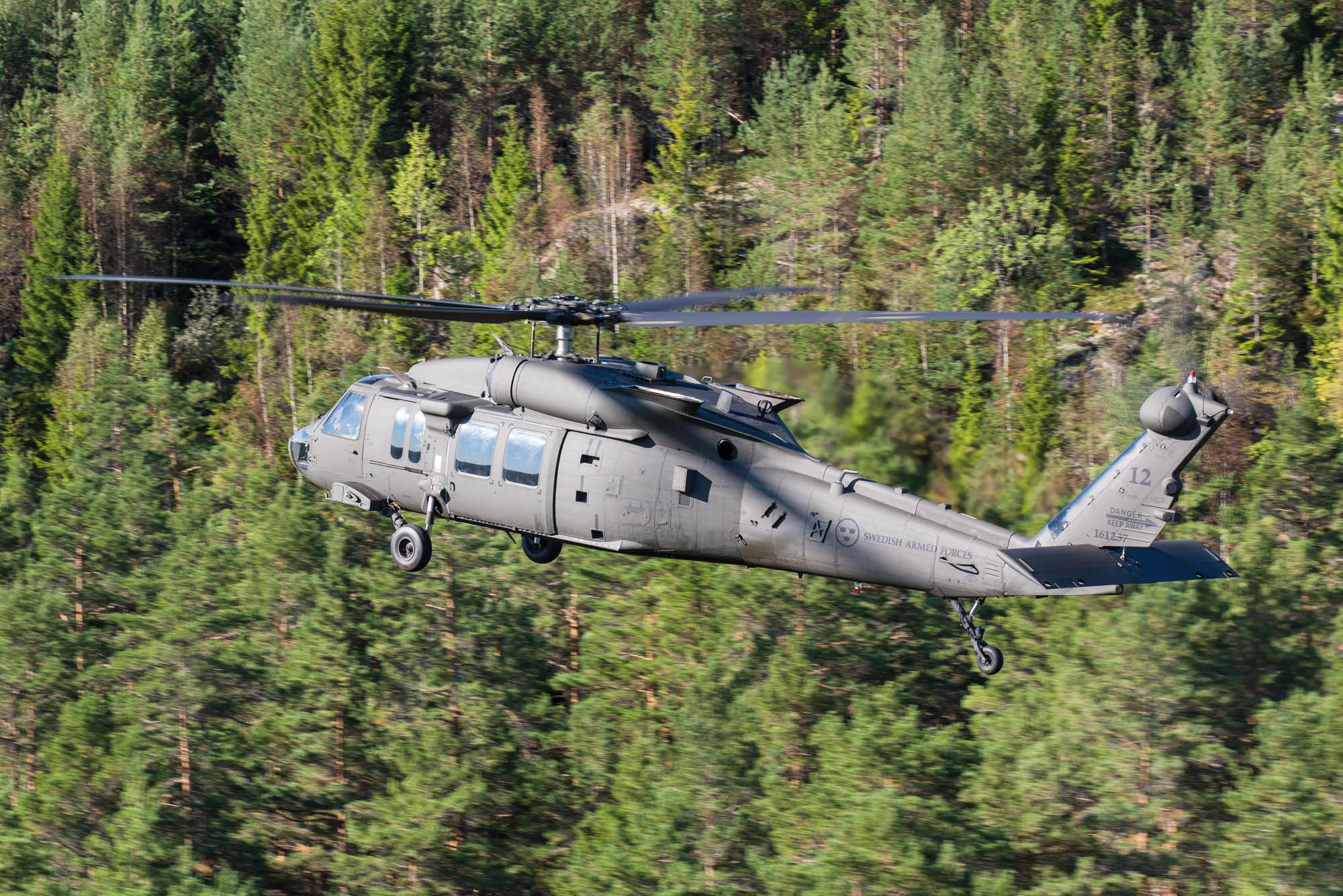 Swedish Armed Forces Sikorsky Hkp16 Black Hawk