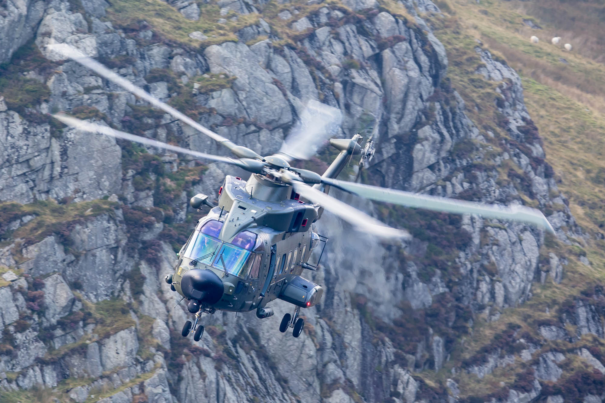 Image 142_4079w6+ Snowdonia Rotary Mountain Flying Training Area