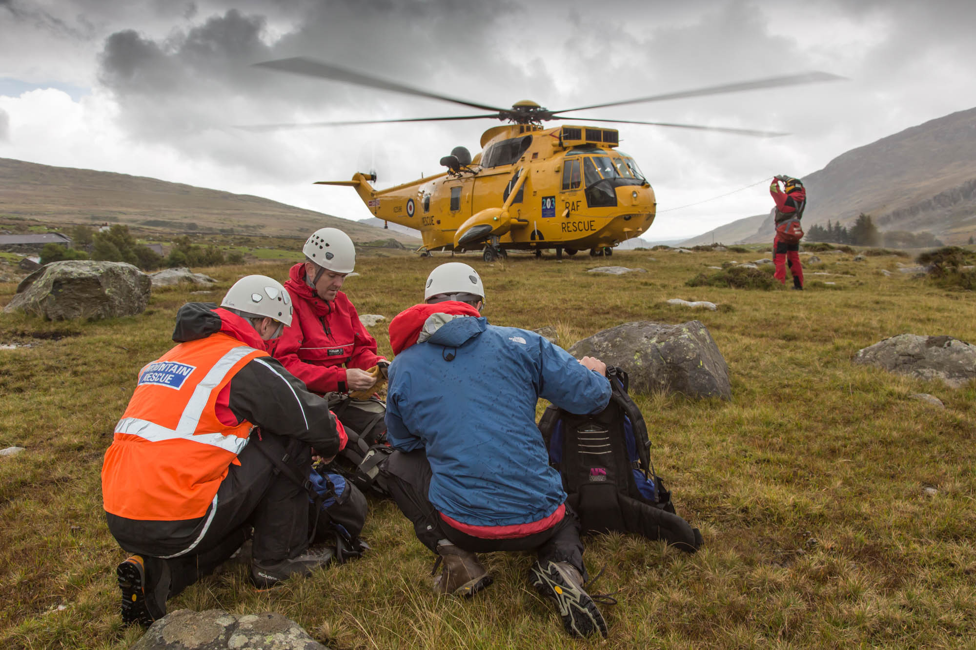 Snowdonia Mountain Rescue Training