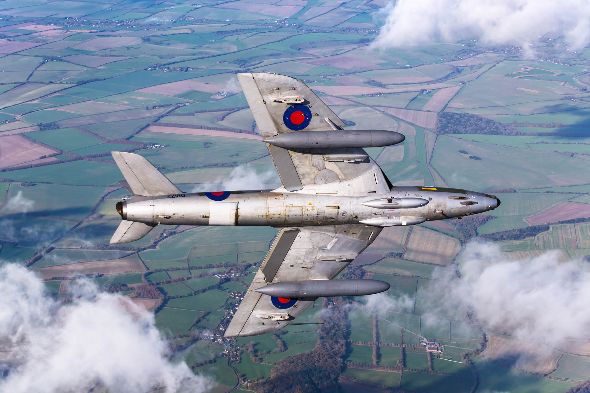 Hawker Hunter F.58 Air to Air