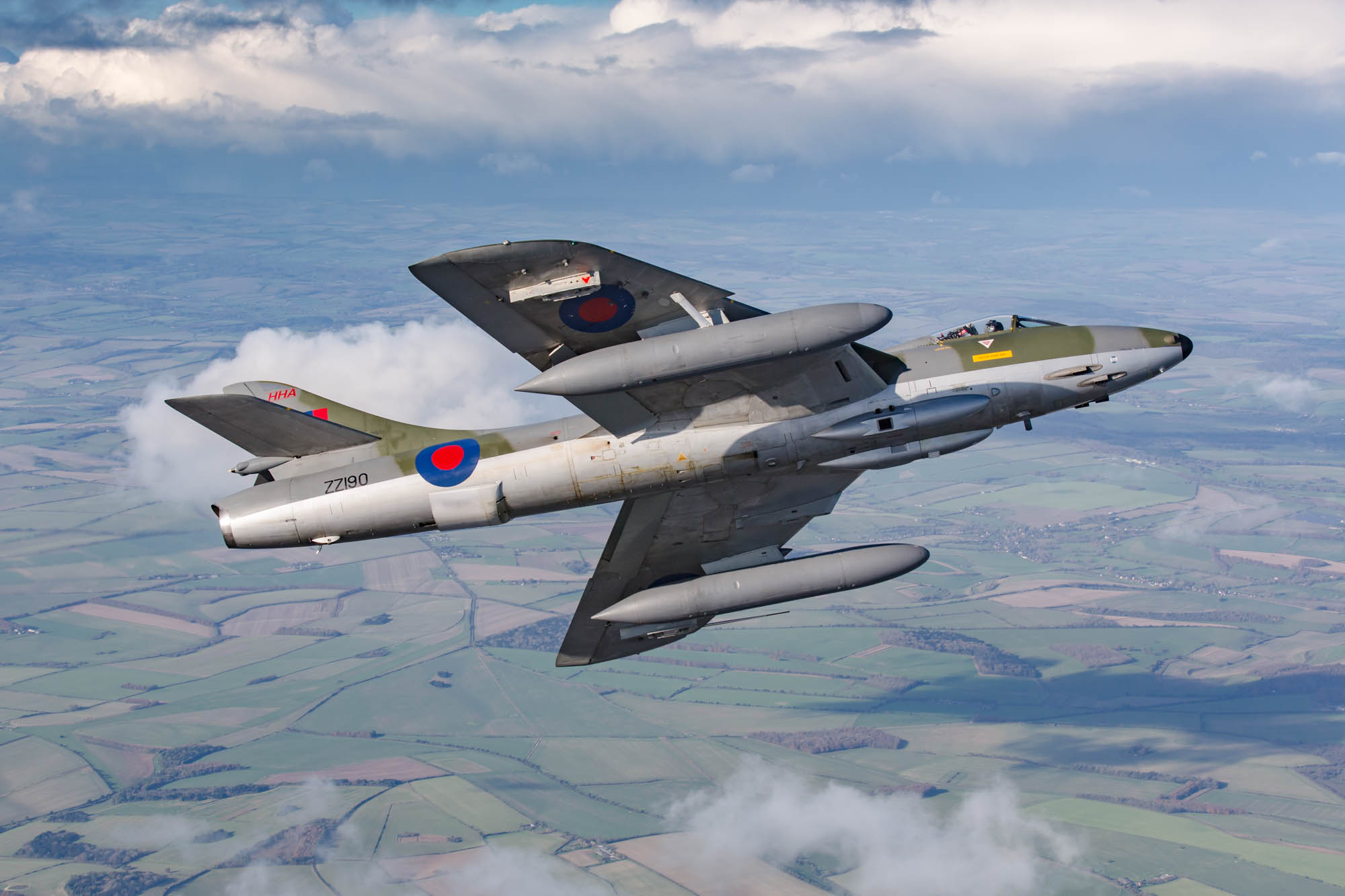 Hawker Hunter F.58 Air to Air