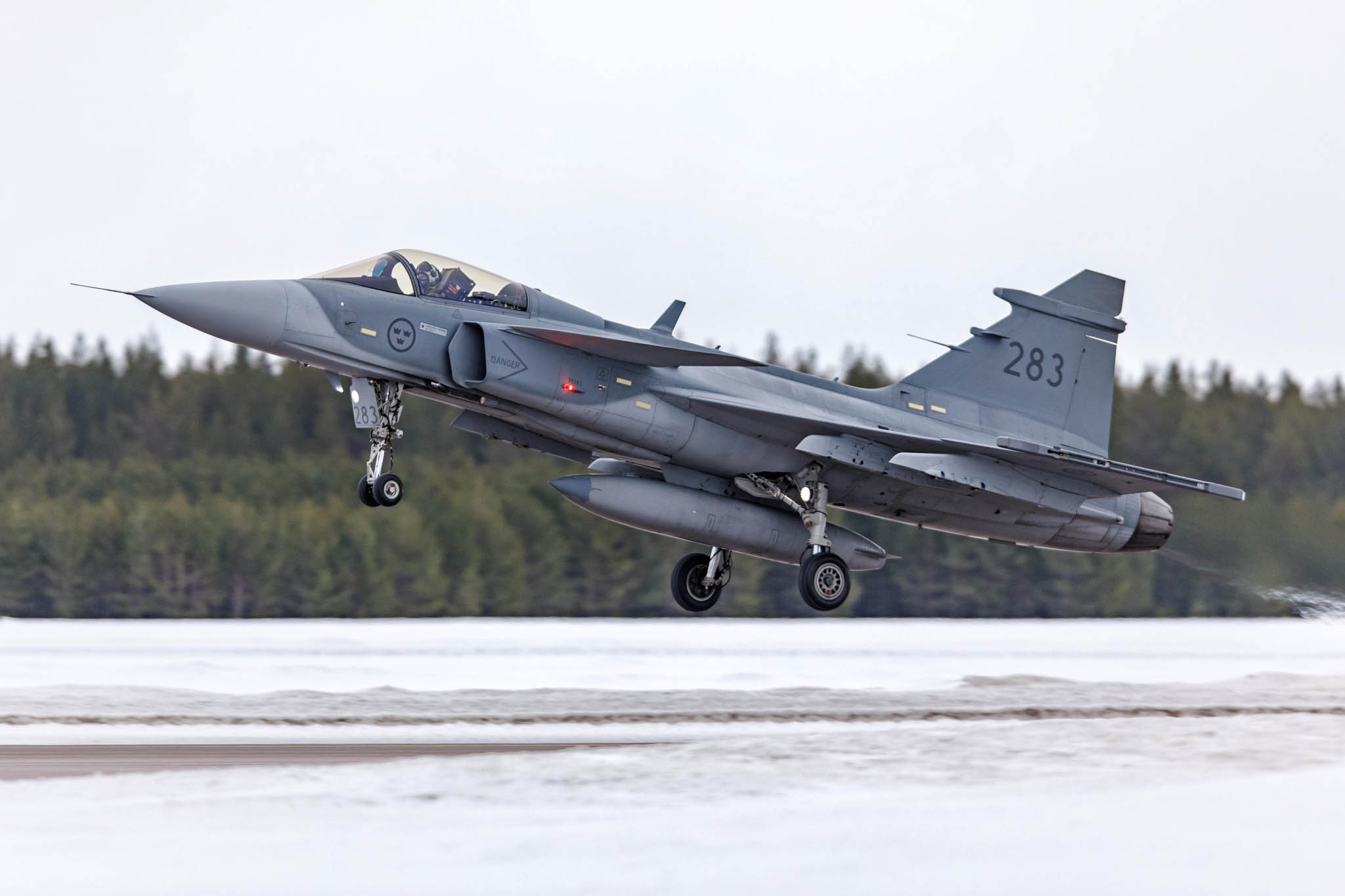 Lule Swedish Air Force Gripen