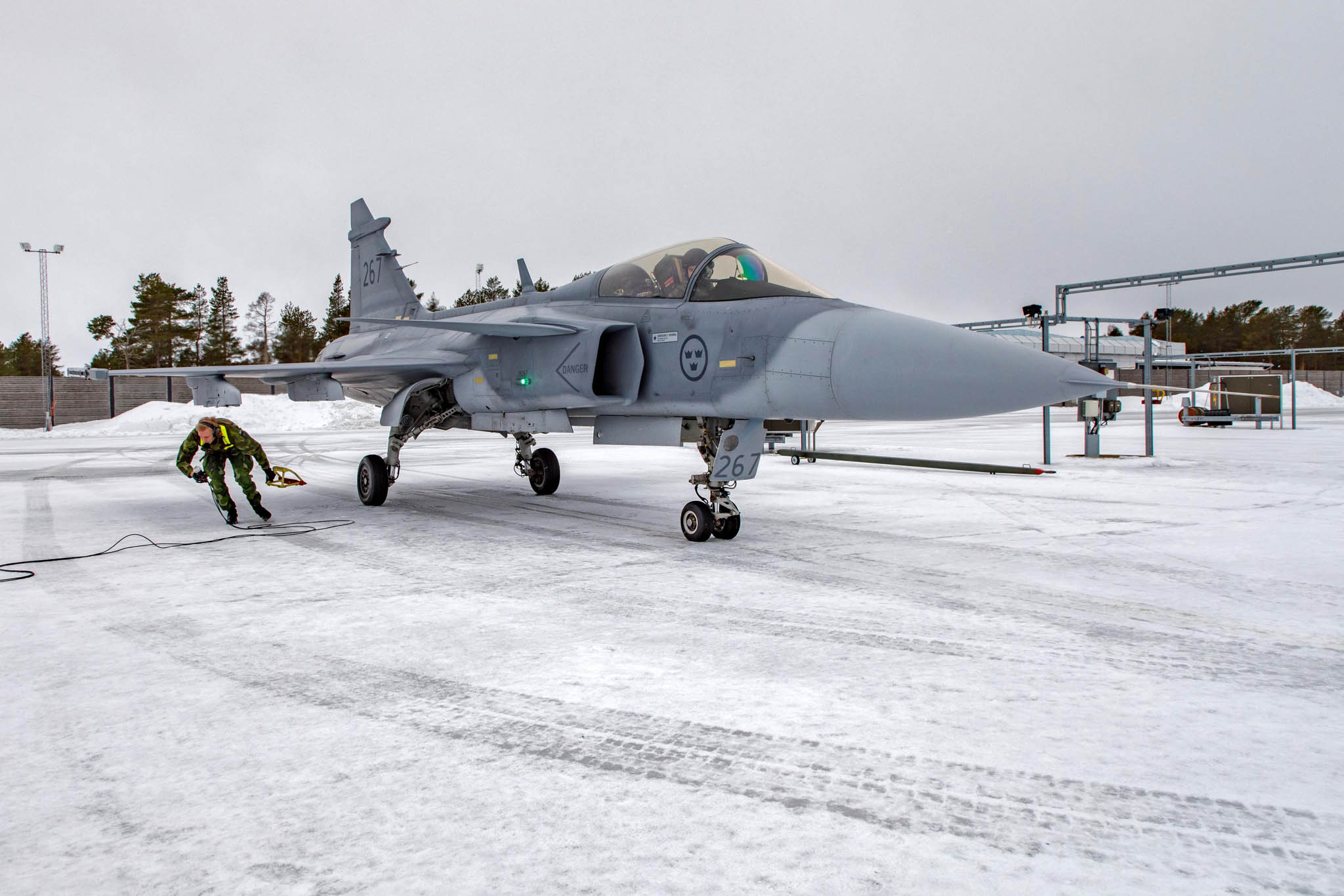 Lule Swedish Air Force Gripen
