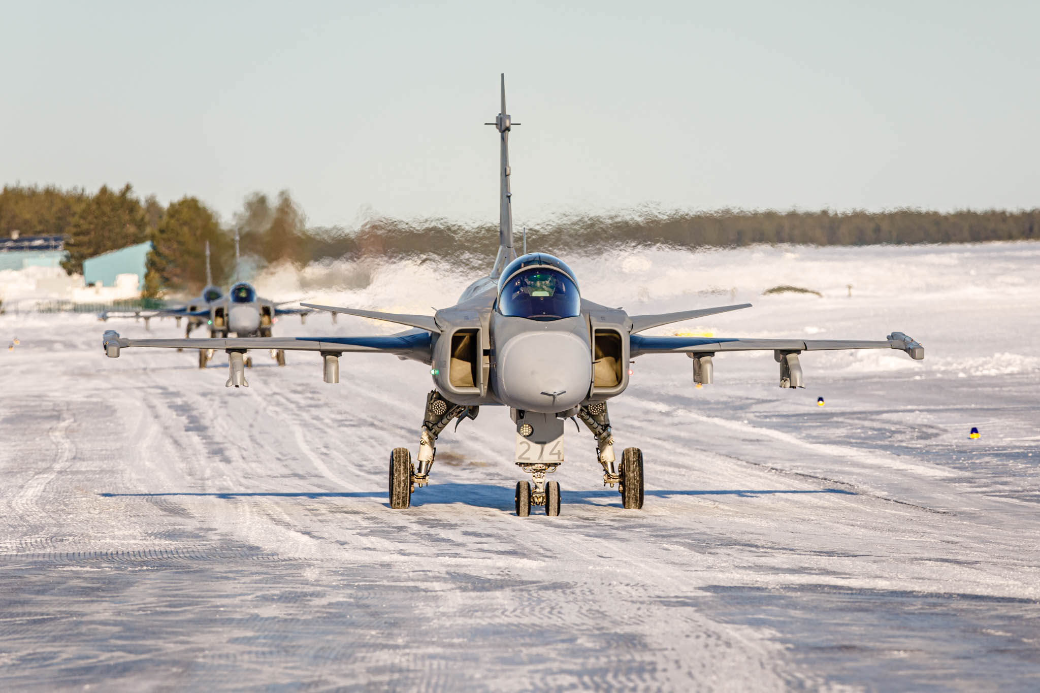 Lule Swedish Air Force Gripen