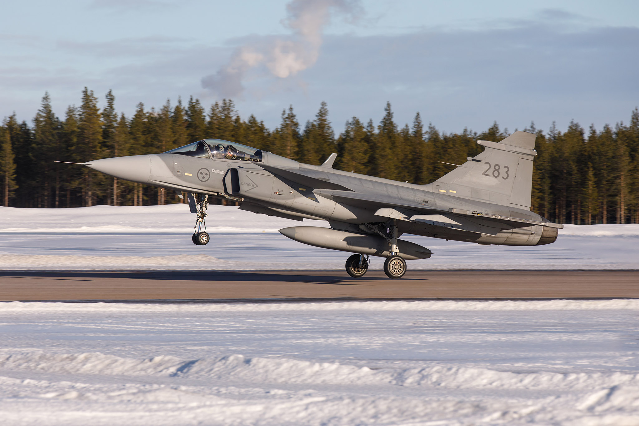 Lule Swedish Air Force Gripen
