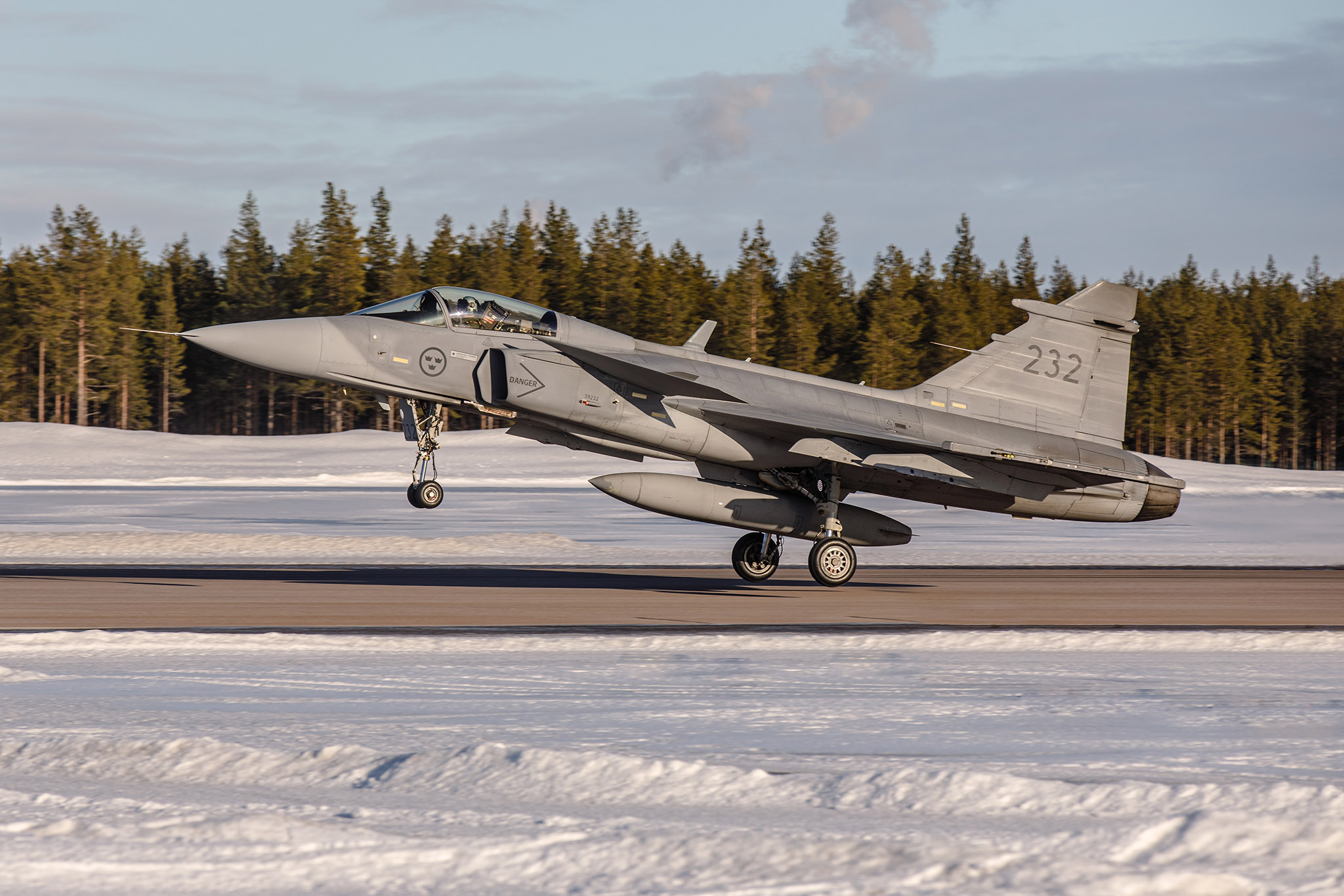 Lule Swedish Air Force Gripen