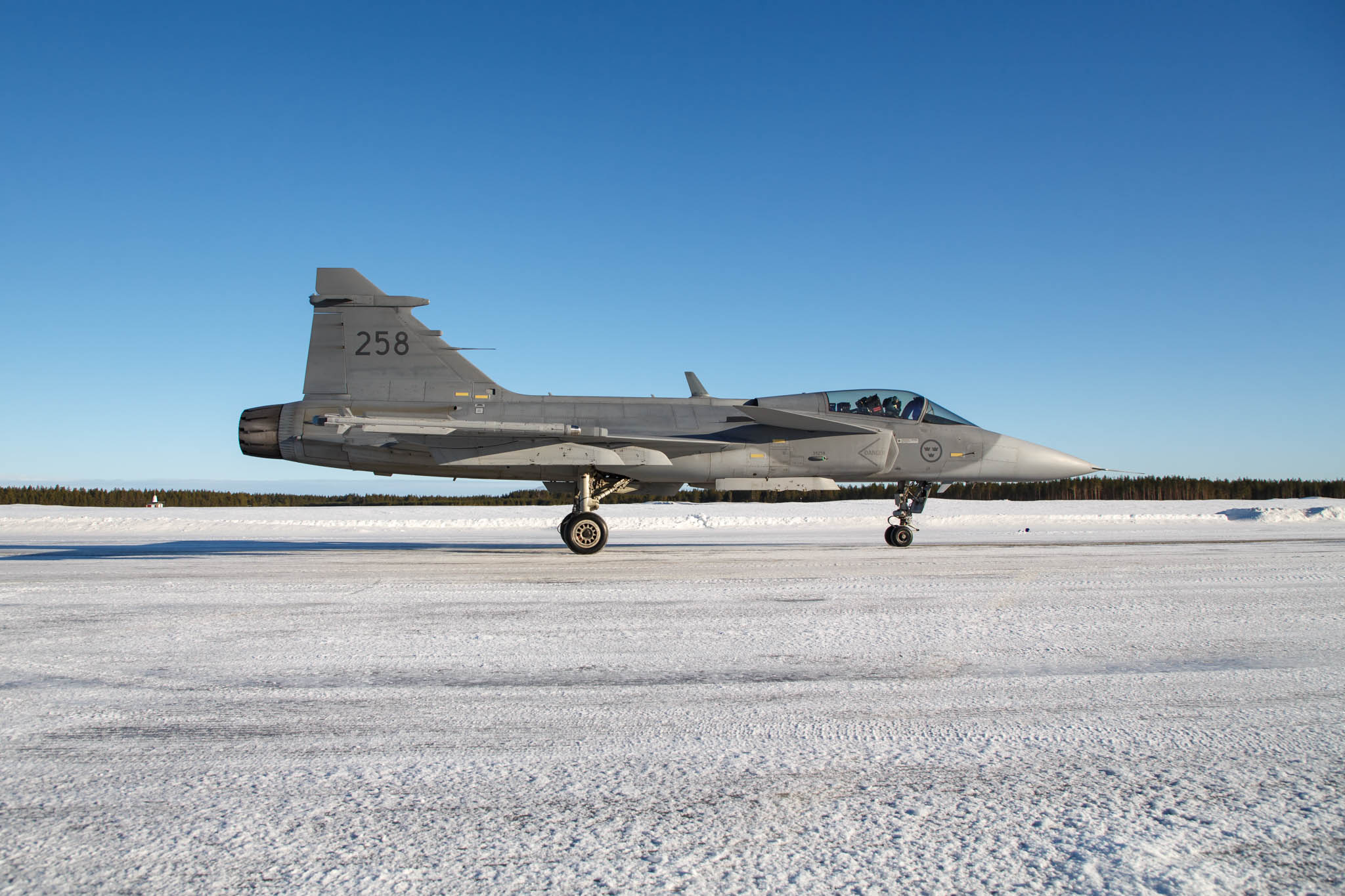 Lule Swedish Air Force Gripen