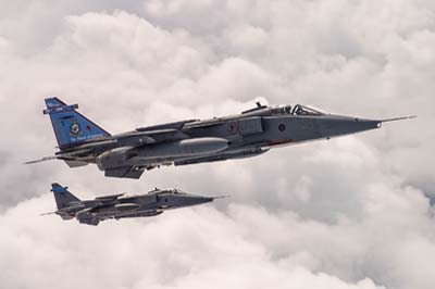 Sepecat Jaguar air to air photography