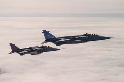 Sepecat Jaguar air to air photography