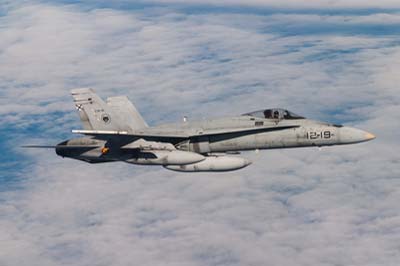 Spanish AF F/A-18 Hornets Air to Air