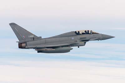 Typhoon Air to Air photography