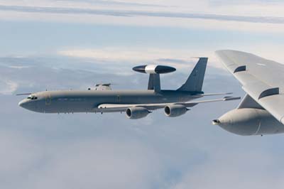 RAF E-3D Sentry Air to Air