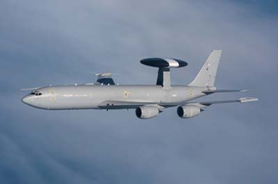 RAF E-3D Sentry Air to Air