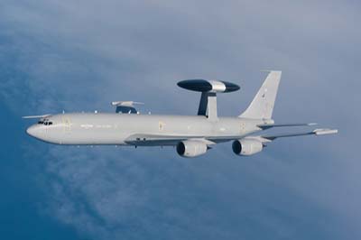 RAF E-3D Sentry Air to Air