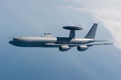 RAF E-3D Sentry Air to Air