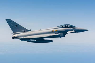 Typhoon Air to Air photography