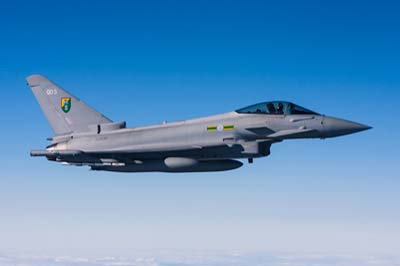 Typhoon Air to Air photography