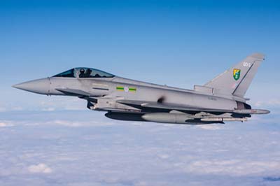 Typhoon Air to Air photography