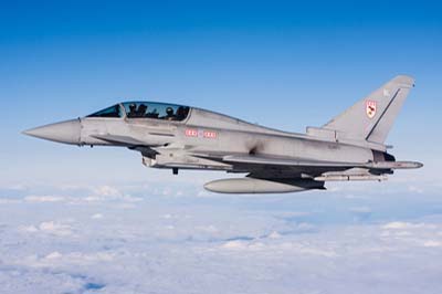 Typhoon Air to Air photography