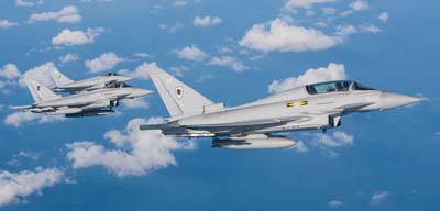 Typhoon Air to Air photography