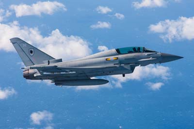 Typhoon Air to Air photography