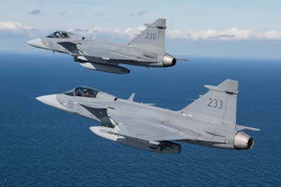 Swedish Air Force (Flygvapnet), Gripen air to air