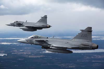 Swedish Air Force (Flygvapnet), Gripen air to air