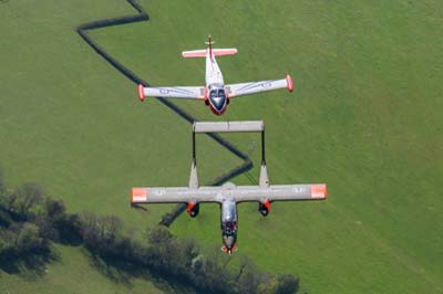 Jet Provost air to air