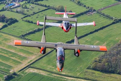 Jet Provost air to air