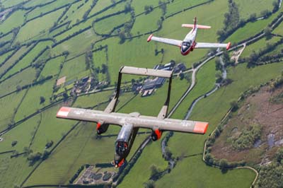 Jet Provost air to air