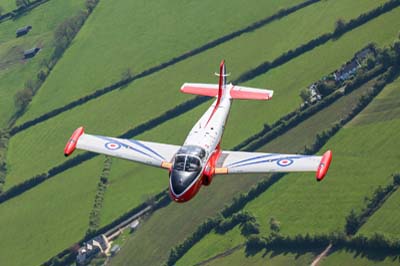 Jet Provost air to air