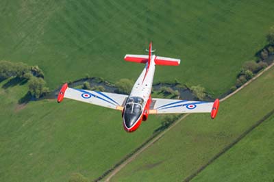 Jet Provost air to air