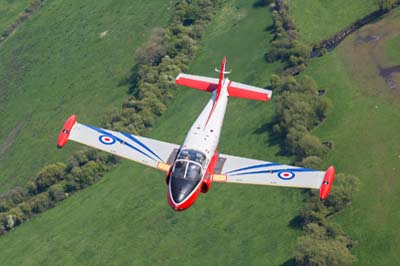 Jet Provost air to air