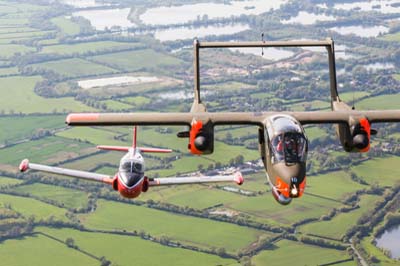 Jet Provost air to air