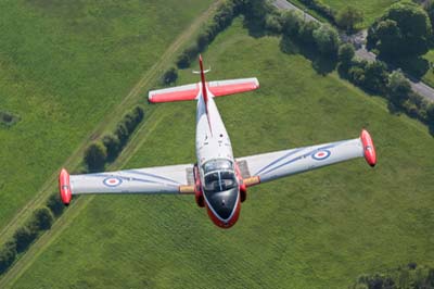 Jet Provost air to air