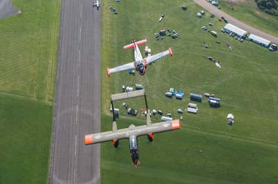 Jet Provost air to air