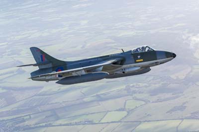 Hawker Hunter F.58 Air to Air