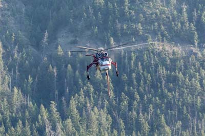 Shoshone National Forest Fire