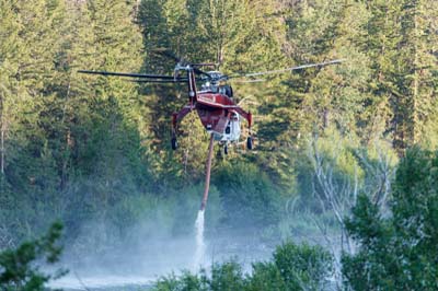 Shoshone National Forest Fire